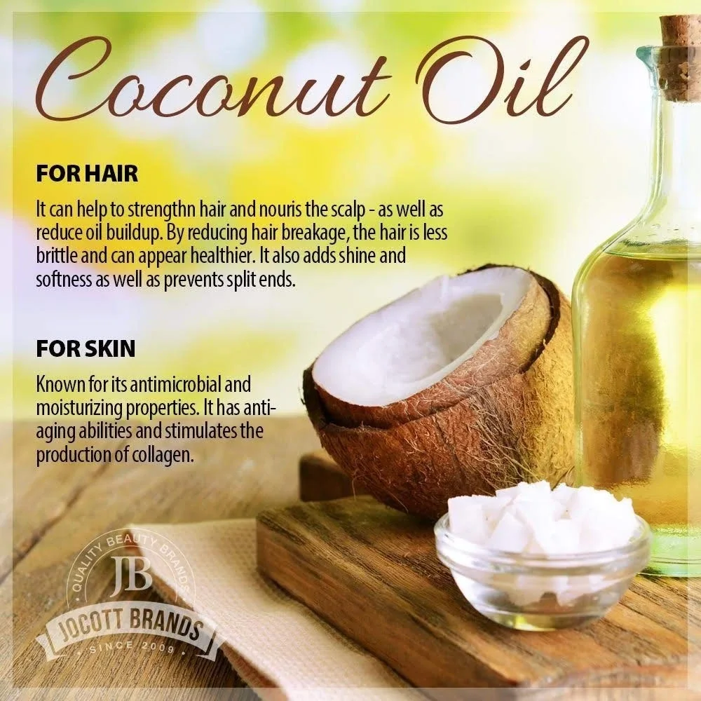 2-Pack Oliology Coconut Oil Shampoo Conditioner 32oz Paraben Free Repair Hair Se